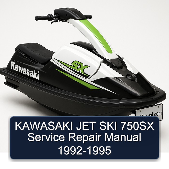 KAWASAKI JET SKI 750SX Service Repair Manual 1992-1995