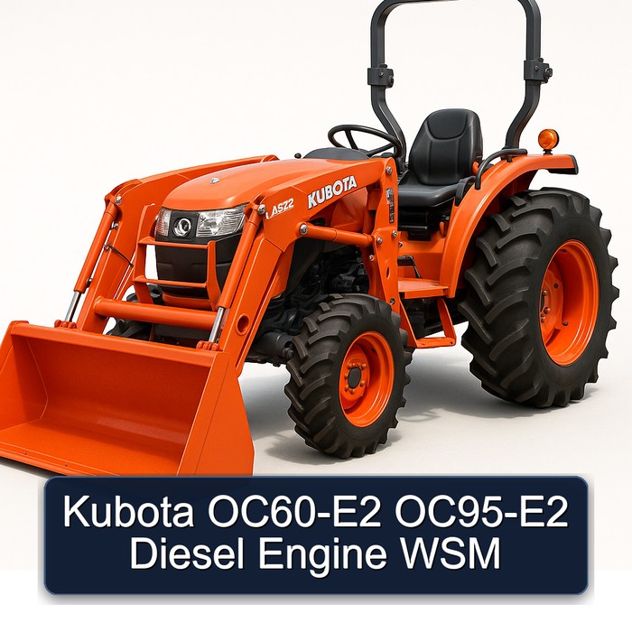Kubota OC60-E2 / OC95-E2 Dieselmotor WSM