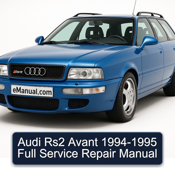 Audi Rs2 Avant 1994-1995 Full Manual de servicio y reparación