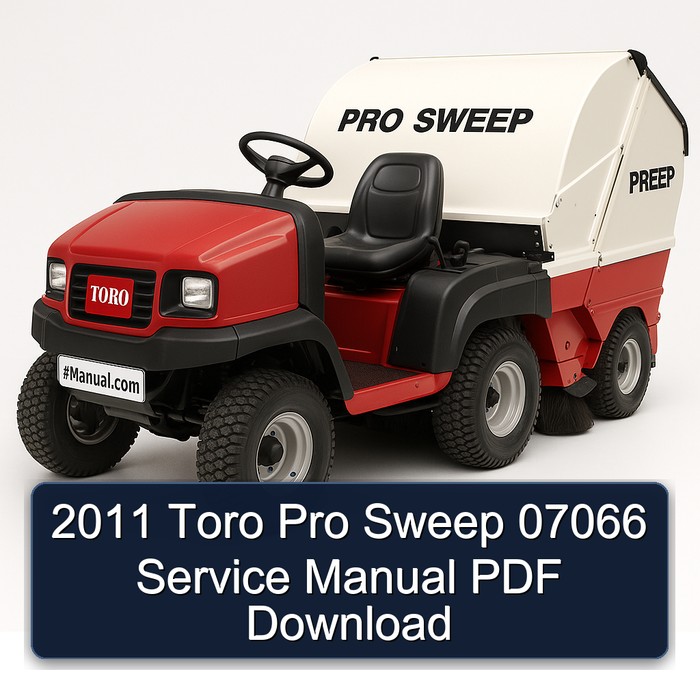 Manual de Servicio Toro Pro Sweep 07066 (2011) PDF