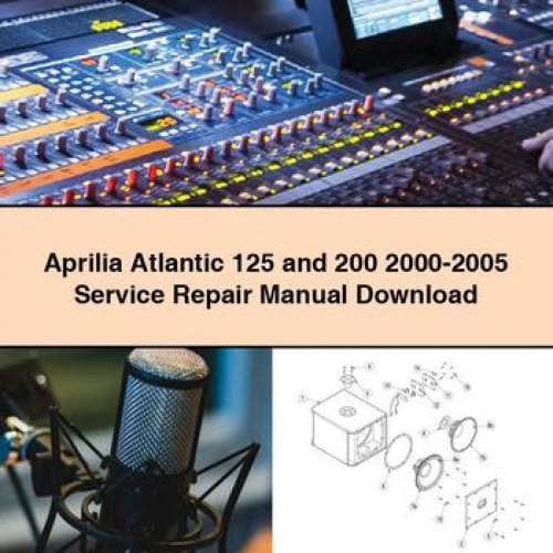 Aprilia Atlantic 125 and 200 2000-2005 Manual de servicio y reparación Download PDF