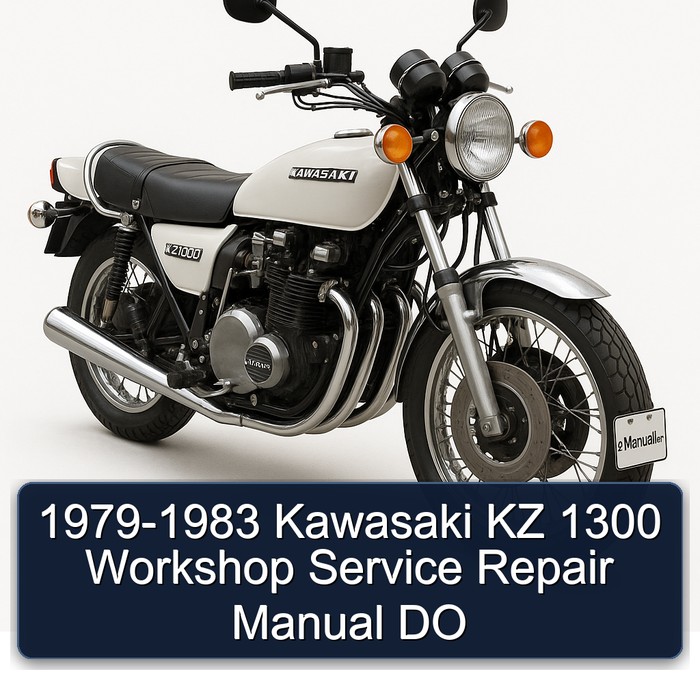1979-1983 Kawasaki KZ 1300 Workshop Manual de servicio y reparación DO