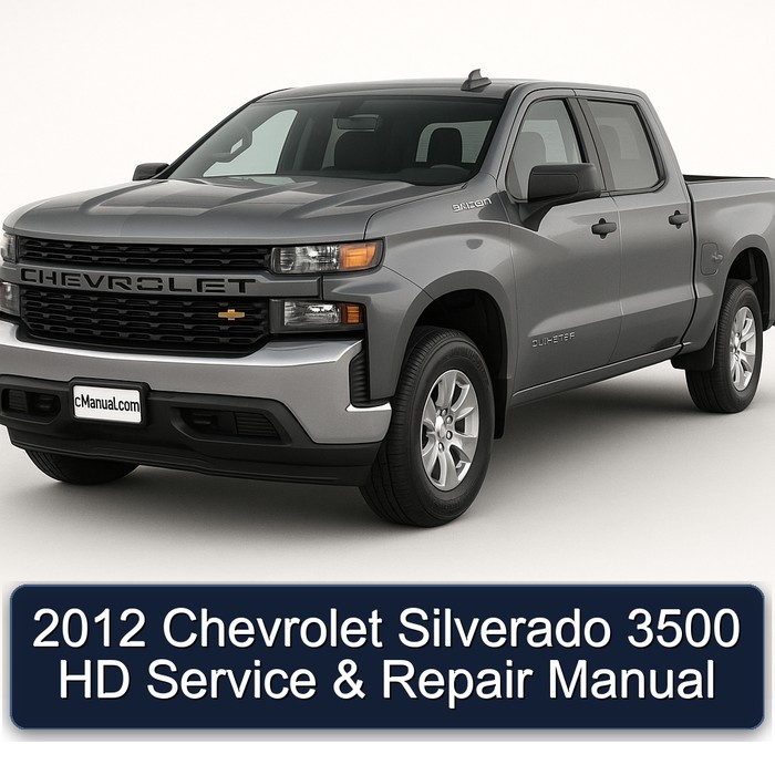 2012 Chevrolet Silverado 3500 HD Manual de servicio y reparación
