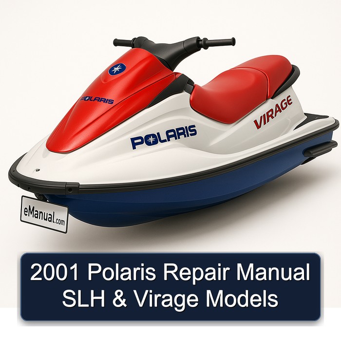  2001 Polaris Repair Manual SLH & Virage Models
