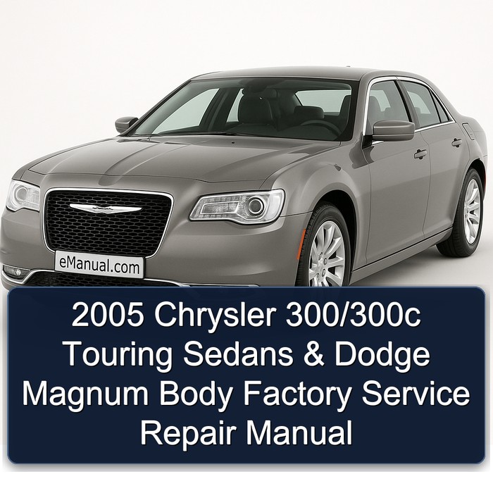 2005 Chrysler 300/300c Touring Sedans & Dodge Magnum Body Factory Manual de servicio y reparación