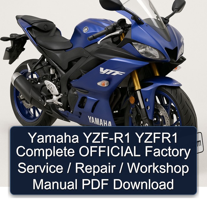 Yamaha YZF-R1 YZFR1 Complete OFFICIAL Factory Service / Repair / Workshop Manual PDF Download
