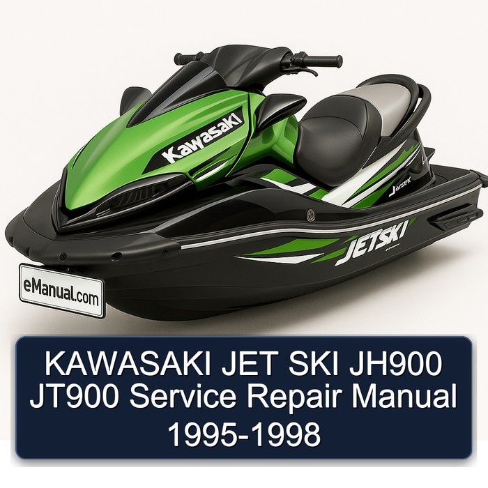 KAWASAKI JET SKI JH900 JT900 Manual de servicio y reparación 1995-1998
