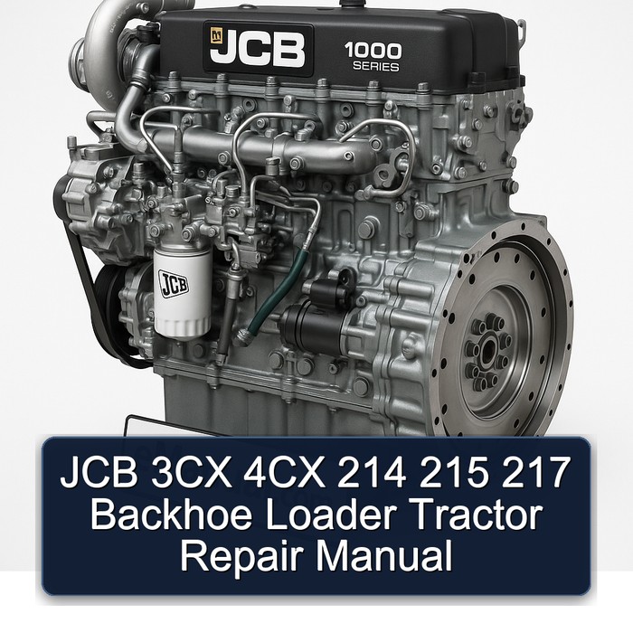 Manual de Reparación para Cargadoras Retroexcavadoras JCB 3CX, 4CX, 214, 215, 217