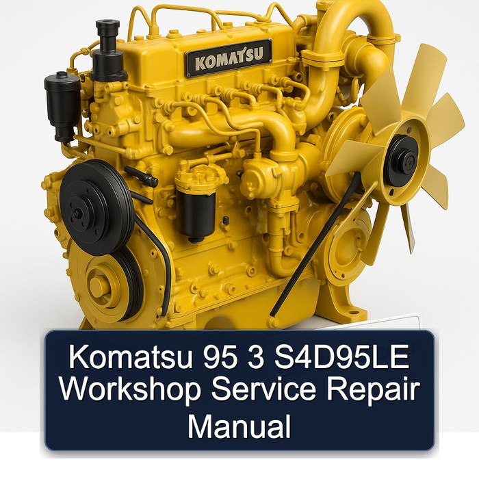 Komatsu 95 3 S4D95LE Workshop Manual de servicio y reparación
