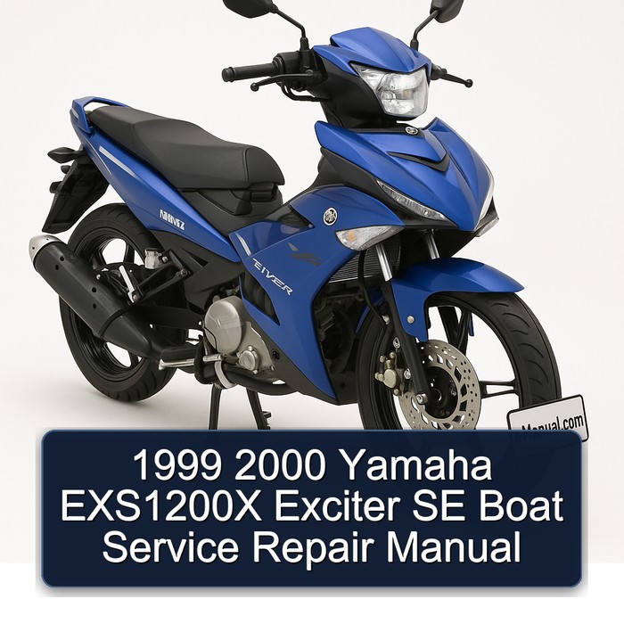 1999 2000 Yamaha EXS1200X Exciter SE Boat Manual de servicio y reparación