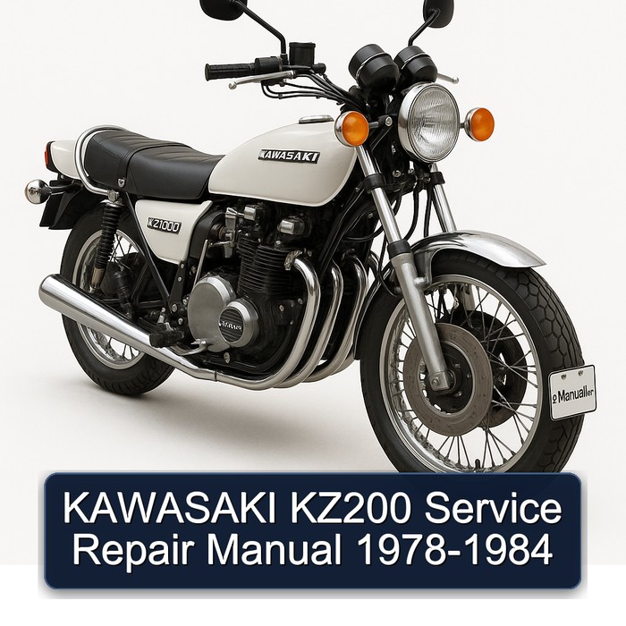 KAWASAKI KZ200 Service Repair Manual 1978-1984