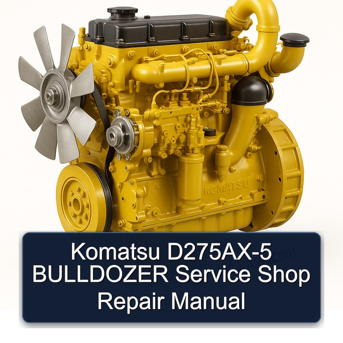 Komatsu D275AX-5 BULLDOZER Service Shop Repair Manual 