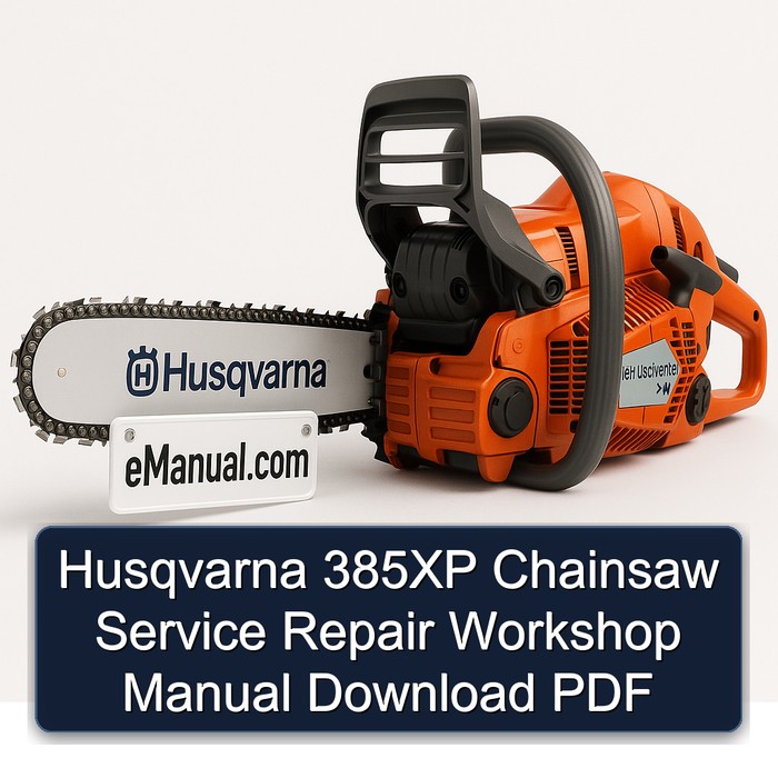 Husqvarna 385XP Chainsaw Service Repair Workshop Manual Download PDF