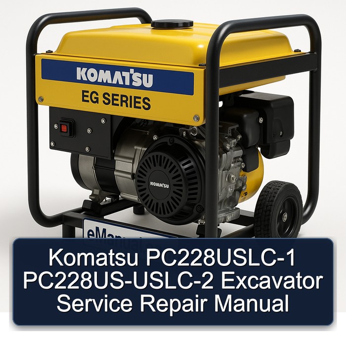 Komatsu PC228USLC-1 PC228US-USLC-2 Excavator Service Repair Manual
