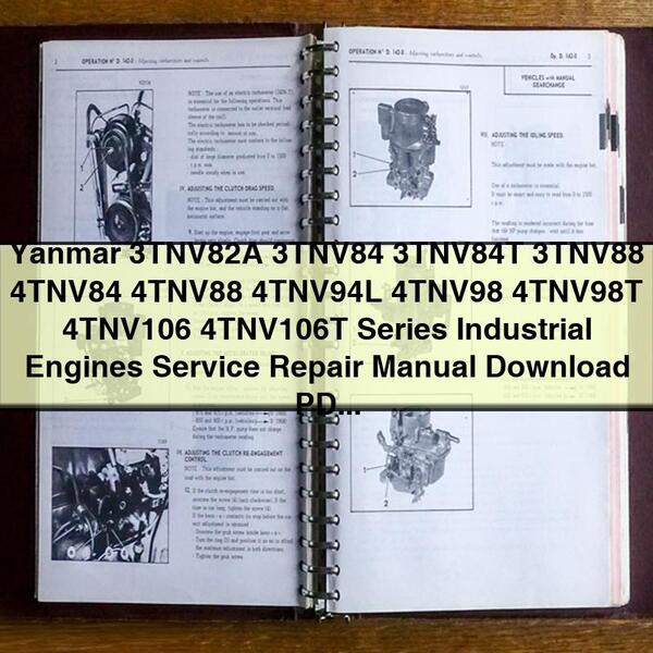Yanmar Industrial Engines Service Repair Manual