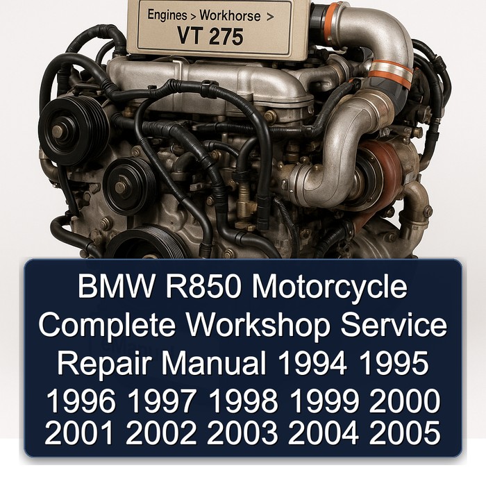 BMW R850 Motorcycle Manual completo de servicio y reparación del taller 1994 1995 1996 1997 1998 1999 2000 2001 2002 2003 2004 2005