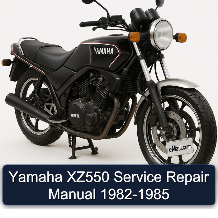Yamaha XZ550 Manual de servicio y reparación 1982-1985