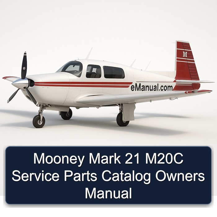 Mooney Mark 21 M20C Service Parts Catalog Owners Manual