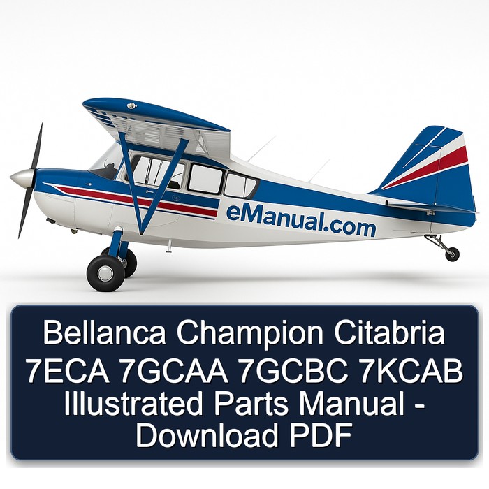 Bellanca Champion Citabria 7ECA 7GCAA 7GCBC 7KCAB Illustrated Parts Manual - Download PDF