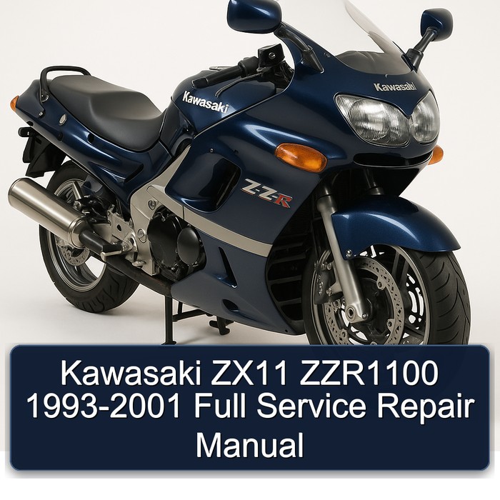 Kawasaki ZX11 ZZR1100 1993-2001 Full Service Repair Manual