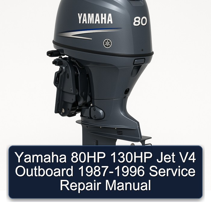 Yamaha 80HP 130HP Jet V4 Outboard 1987-1996 Service Repair Manual