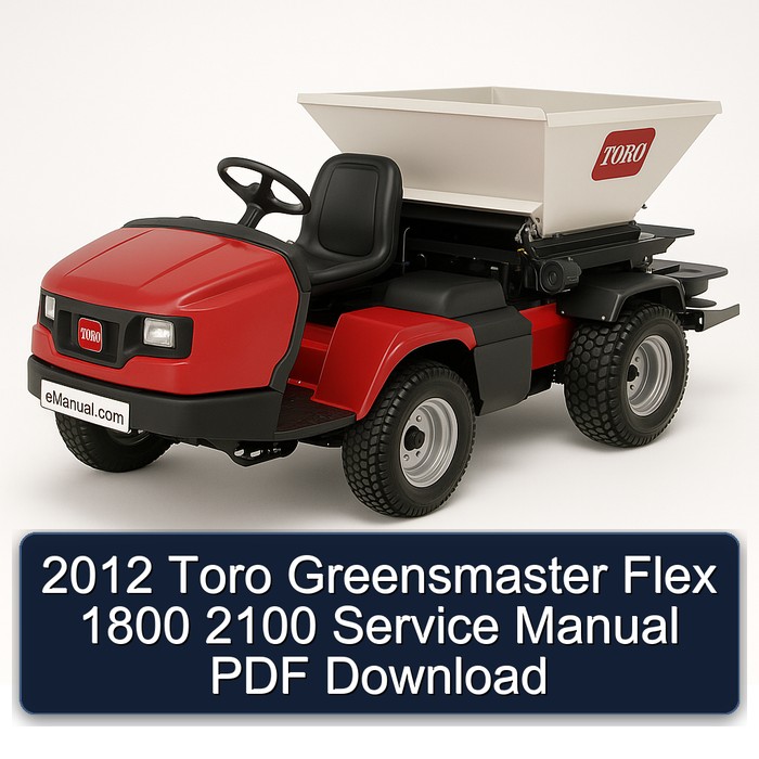 Manual de Servicio Toro Greensmaster Flex 1800 2100 (PDF)