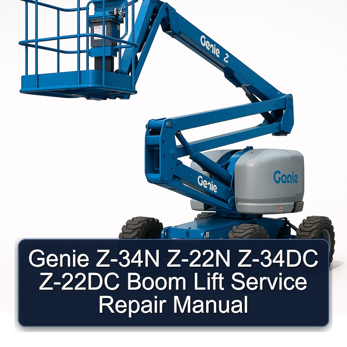 Genie Z-34N Z-22N Z-34DC Z-22DC Boom Lift Service Repair Manual 