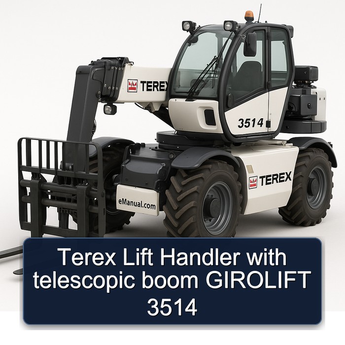 Terex Lift Handler with telescopic boom GIROLIFT 3514