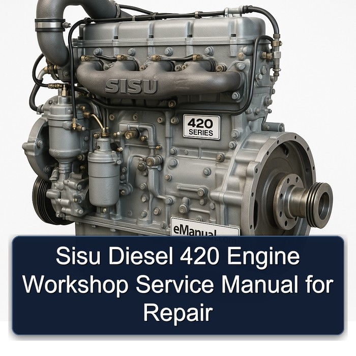 Manual de Servicio del Motor Diesel Sisu 420
