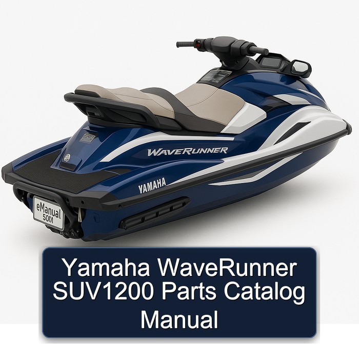 Yamaha Waverunner SUV1200 Parts Catalog PDF Download