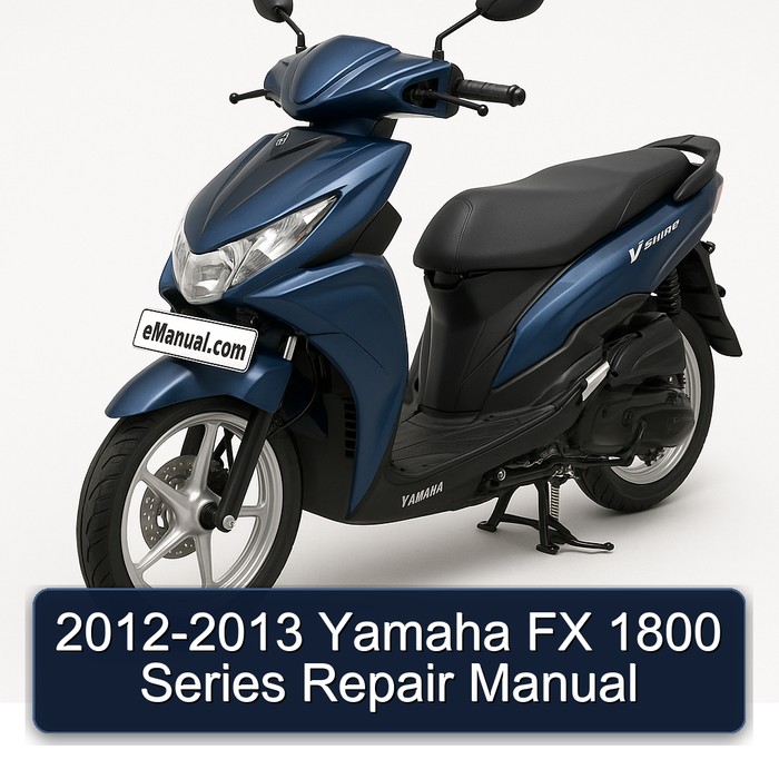 2012-2013 Yamaha FX 1800 Series Repair Manual