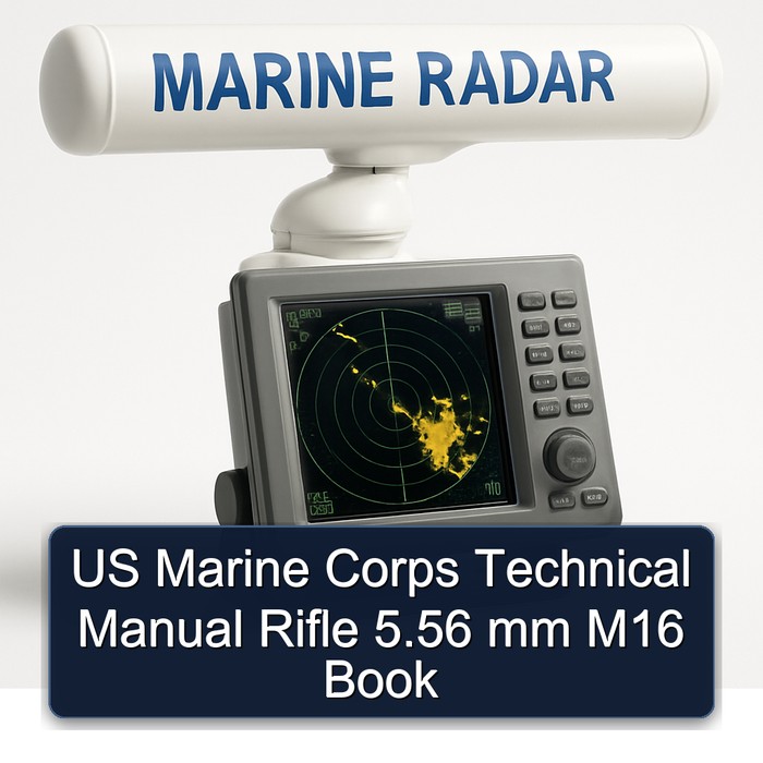 US Marine Corps Technical Manual Rifle 5.56 mm M16 Book 