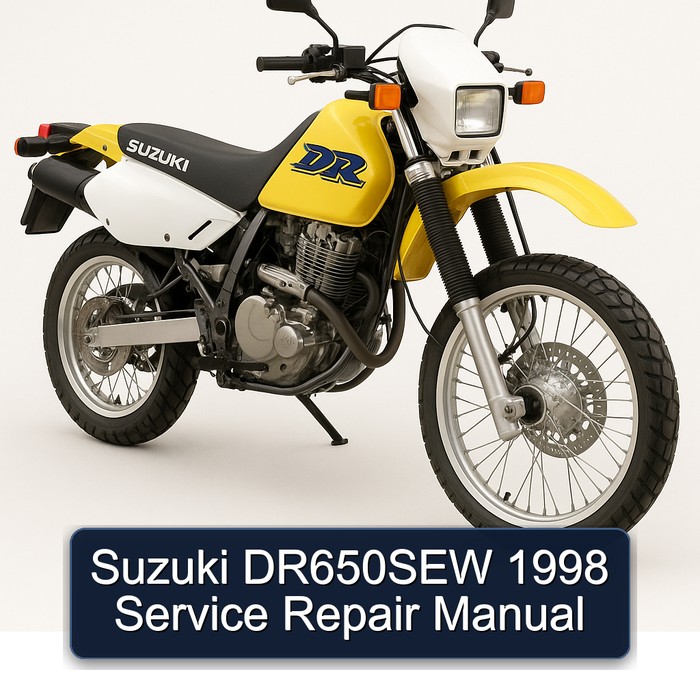 Suzuki DR650SEW 1998 Service Repair Manual