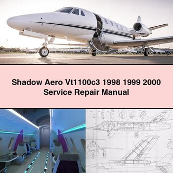 Shadow Aero Vt1100c3 1998 1999 2000 Manual de servicio y reparación