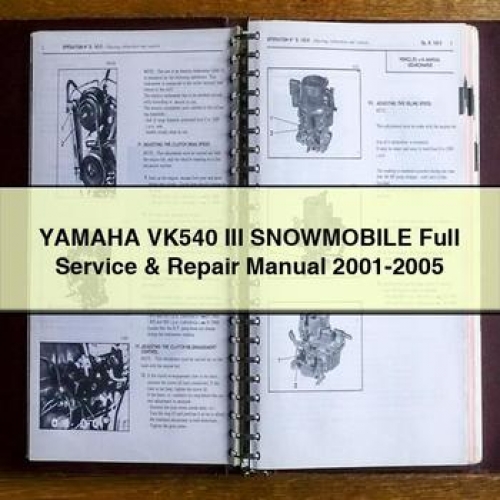 Yamaha VK540 III Snowmobile Full Service & Repair Manual 2001-2005 PDF Download
