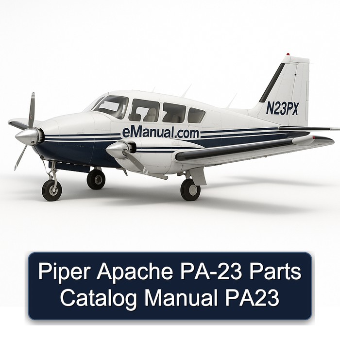 Piper Apache PA-23 Parts Catalog Manual PA23