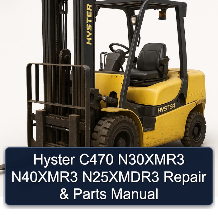 Manual de Reparación y Piezas Hyster C470 N30XMR3 N40XMR3 N25XMDR3