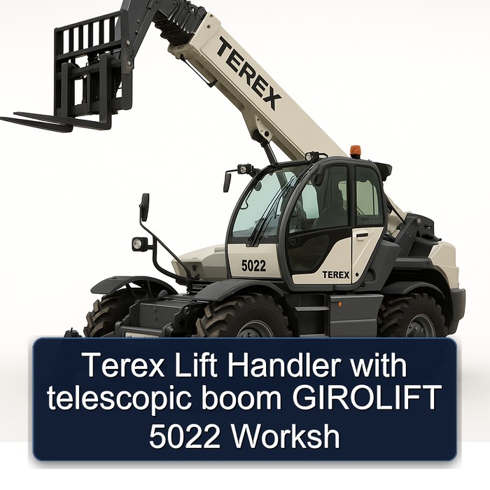 Terex Lift Handler with telescopic boom GIROLIFT 5022 Worksh