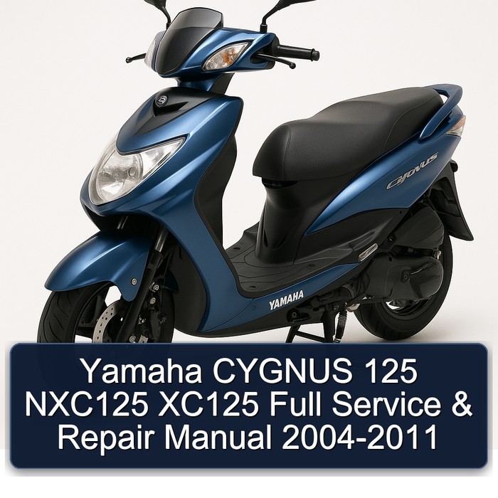 Yamaha CYGNUS 125 NXC125 XC125 Full Manual de servicio y reparación 2004-2011