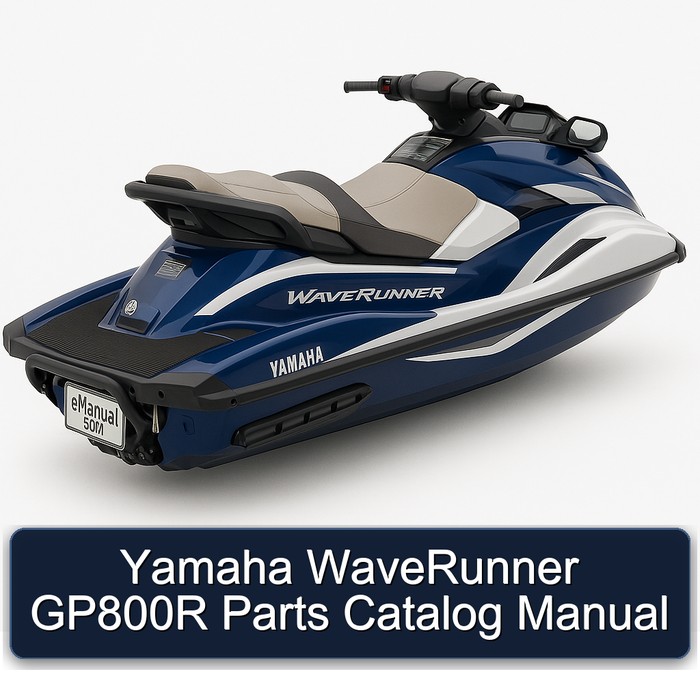 Yamaha WaveRunner GP800R Parts Catalog Manual