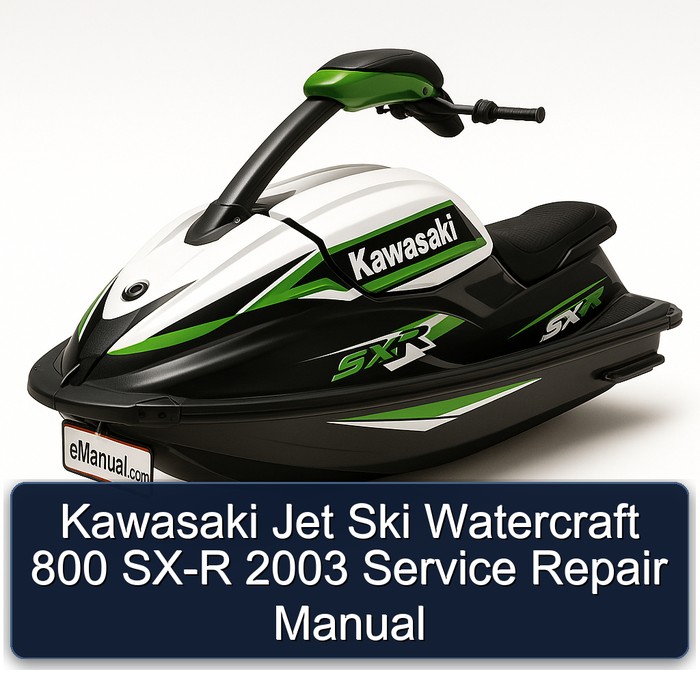 Kawasaki Jet Ski Watercraft 800 SX-R 2003 Service Repair Manual