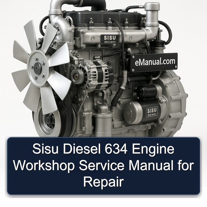 Manual de Servicio del Motor Diesel Sisu 634 para Reparación