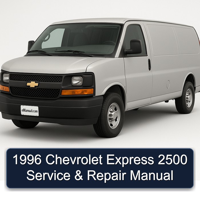 1996 Chevrolet Express 2500 Manual de servicio y reparación