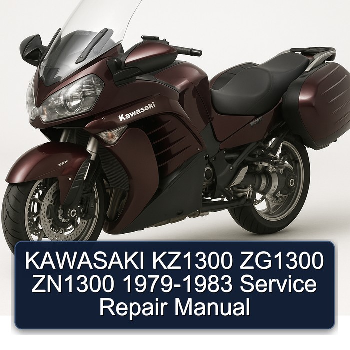 KAWASAKI KZ1300 ZG1300 ZN1300 1979-1983 Service Repair Manual