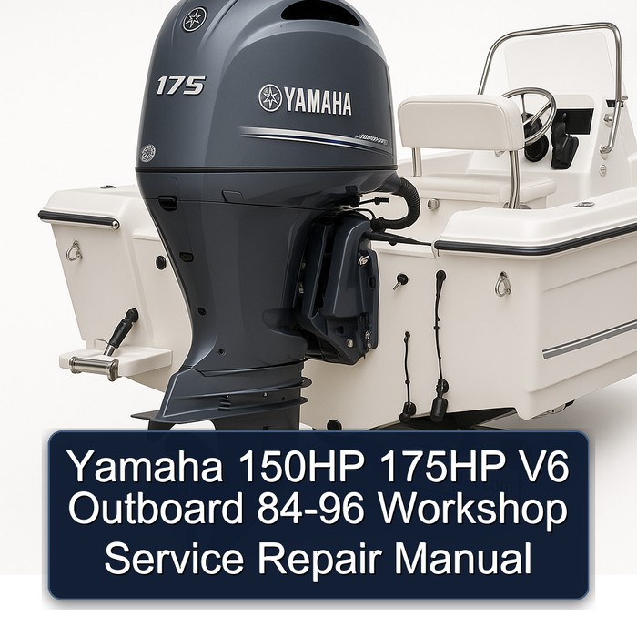 Yamaha 150HP 175HP V6 Outboard 84-96 Workshop Service Repair Manual 
