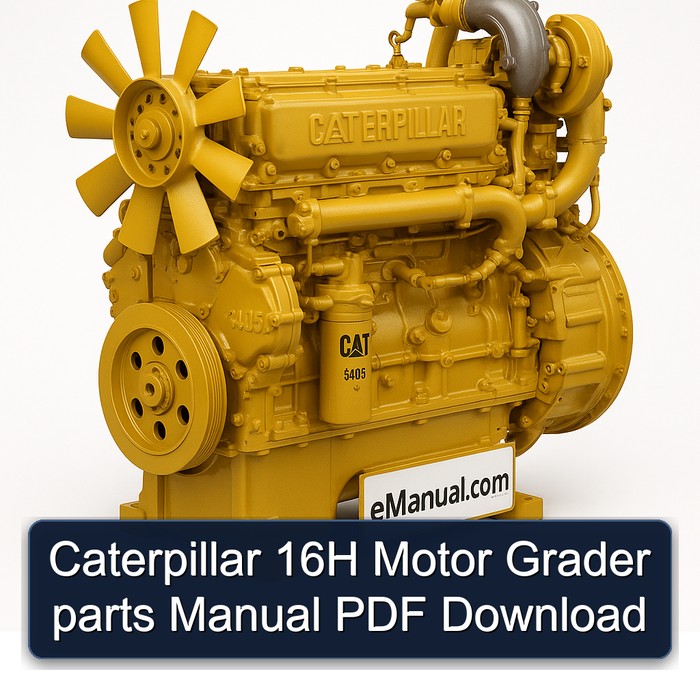 Manual de Partes Caterpillar 16H - Descarga PDF