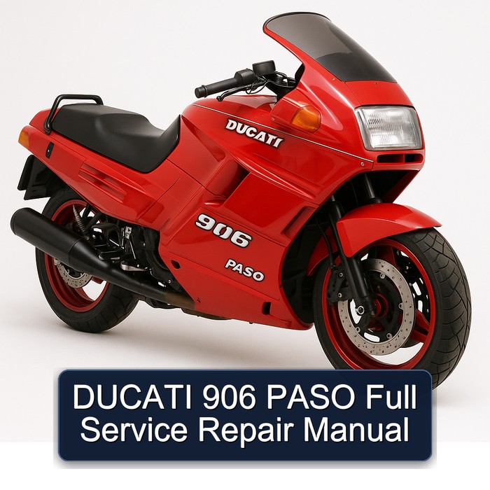 DUCATI 906 PASO Full Manual de servicio y reparación