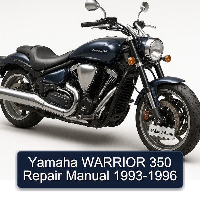 Yamaha WARRIOR 350 Repair Manual 1993-1996