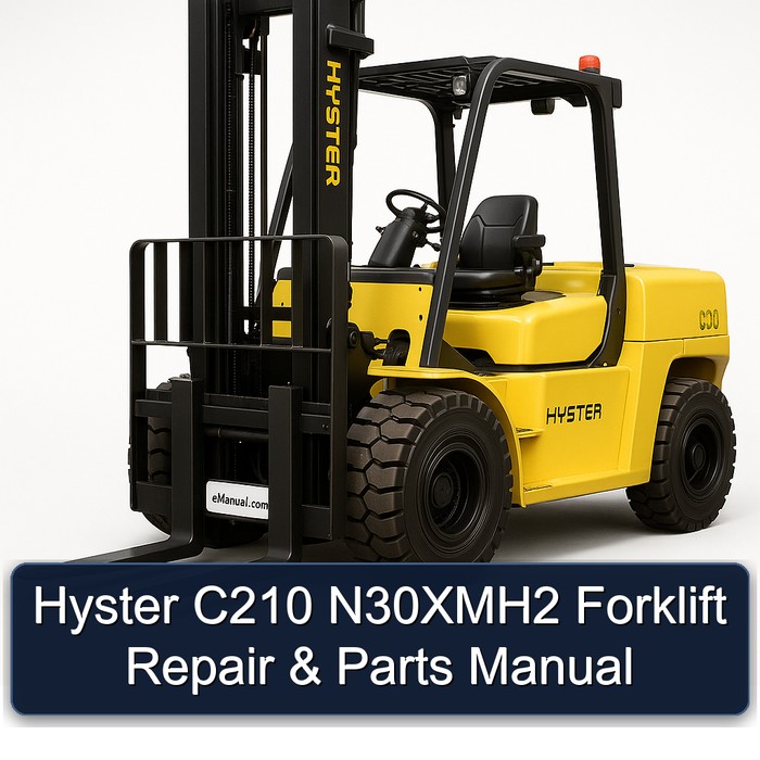 Reparatur- und Teilehandbuch für Hyster C210 N30XMH2 Gabelstapler