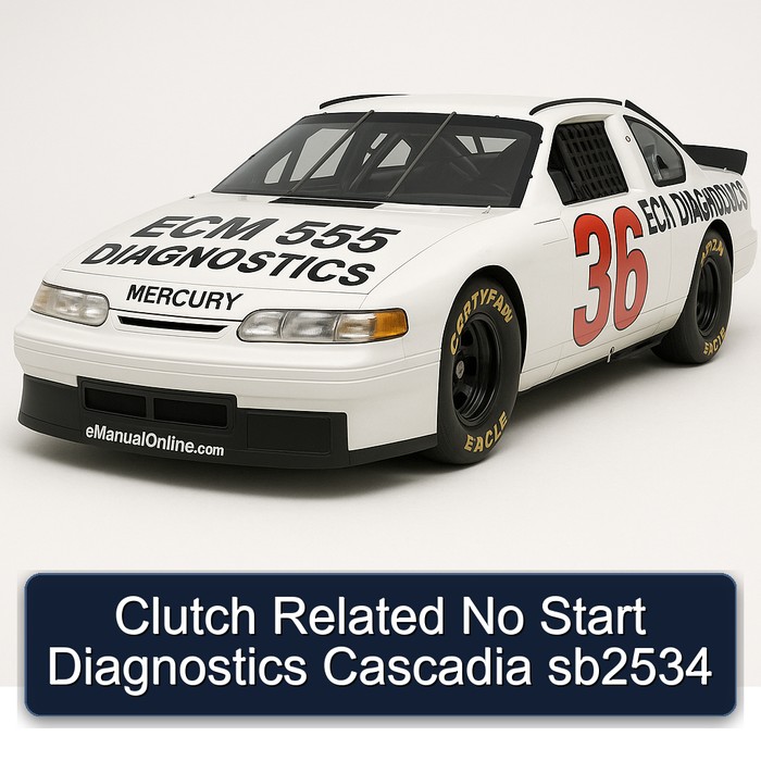 Clutch Related No Start Diagnostics Cascadia sb2534 